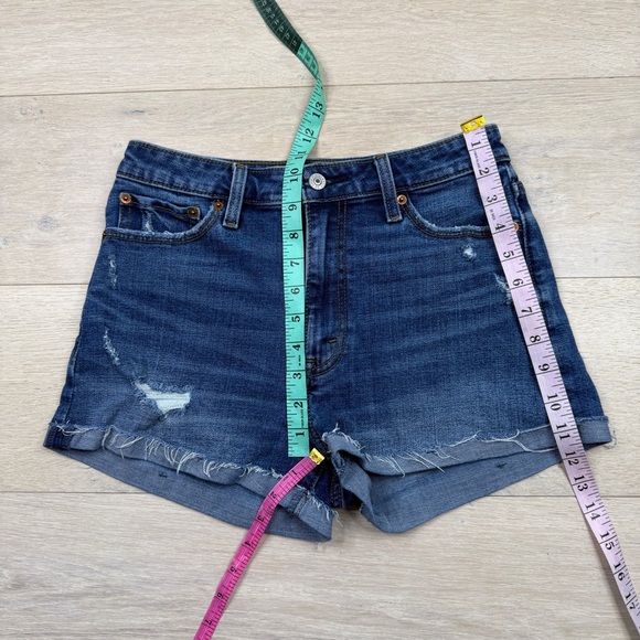Abercrombie & Fitch High Rise Denim Shorts - Picture 3 of 3